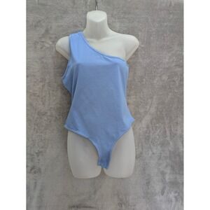 Nastygal Bodysuit Womens 10‎ Sleeveless One Shoulder High Leg